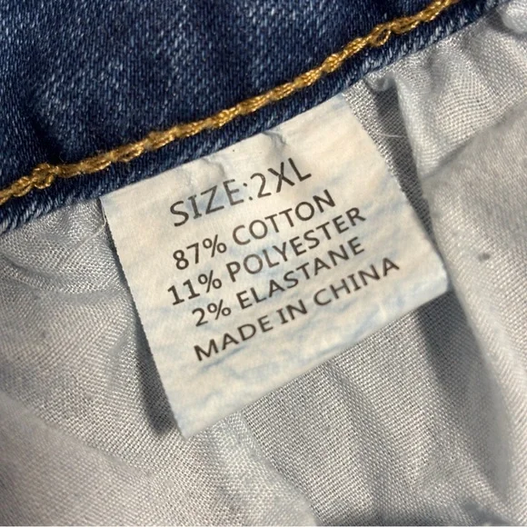 High Rise Stretch Denim Shorts - Picture 3 of 3